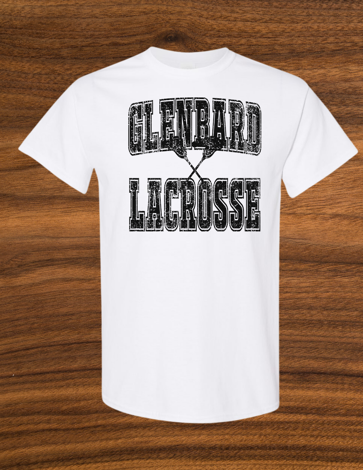 Glenbard Lacrosse Distressed