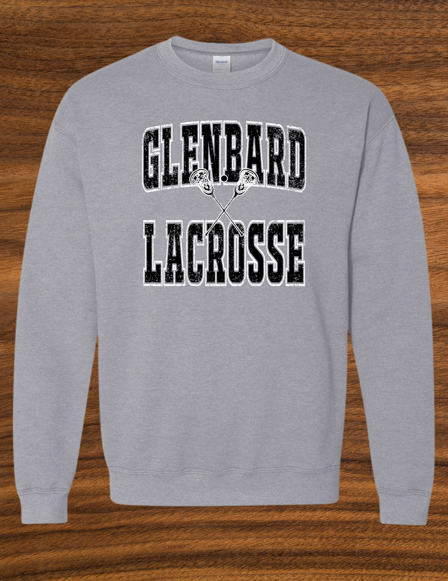 Glenbard Lacrosse Distressed