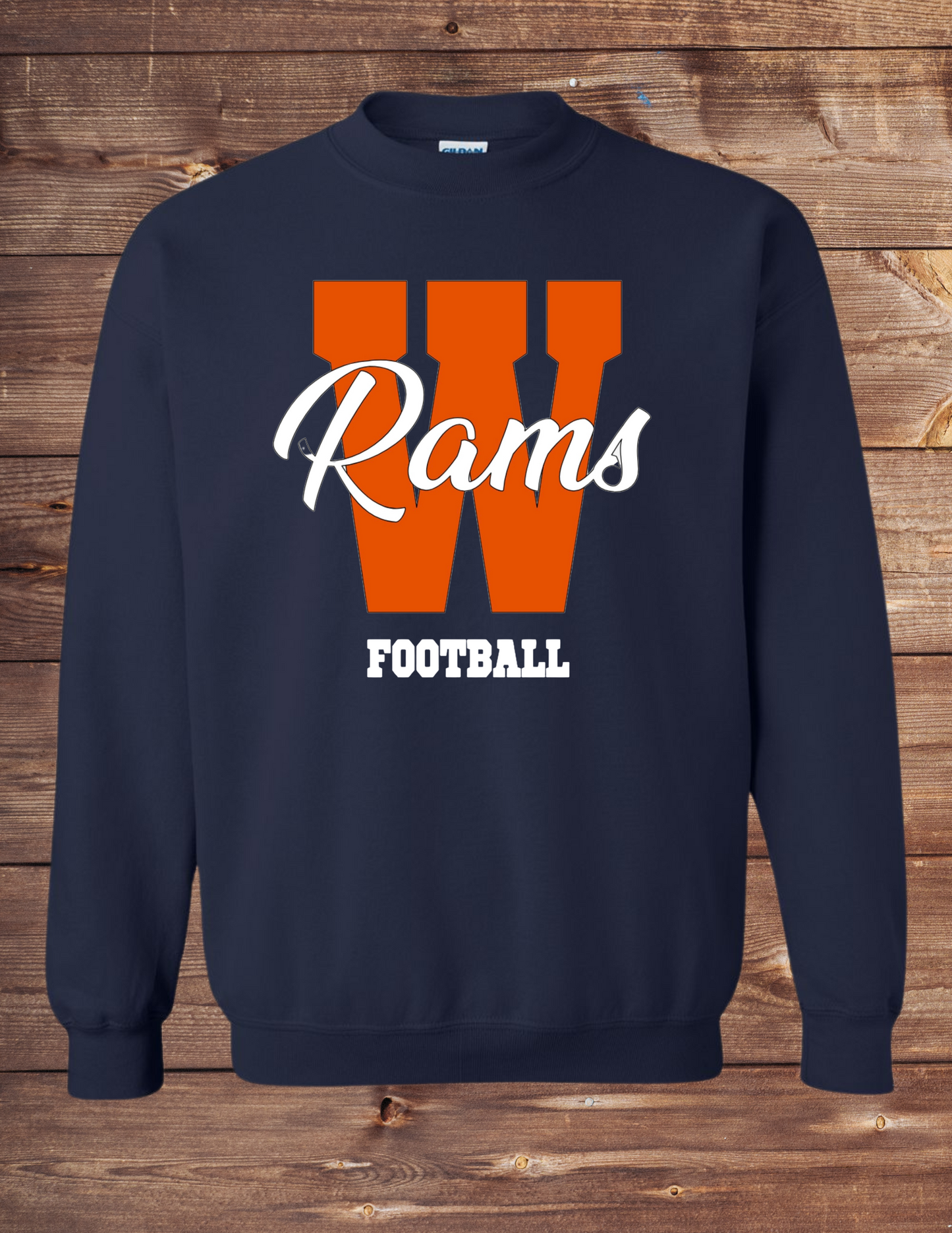 W Rams football/cheer sweatshirt/hoodie