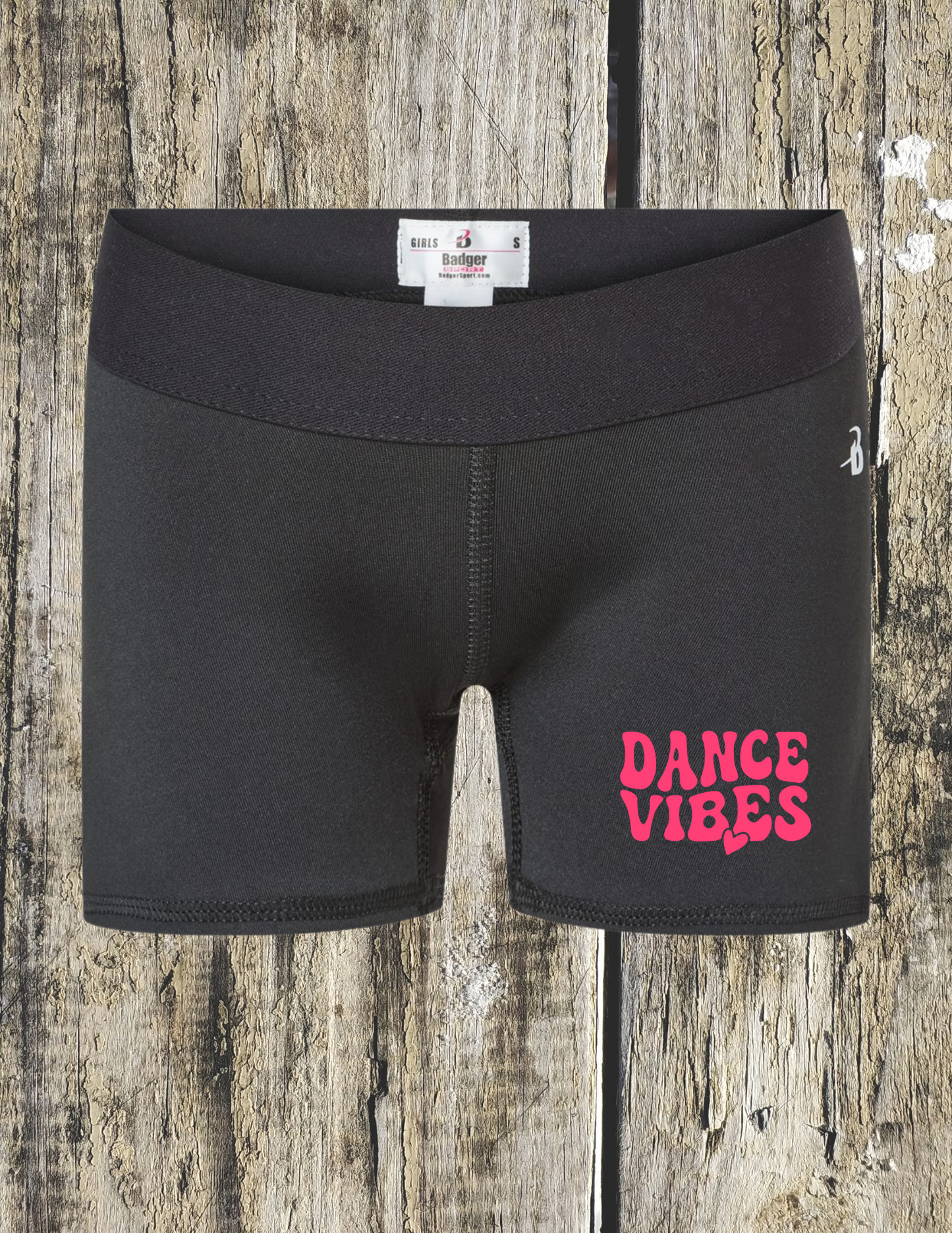 Dance vibes compression shorts