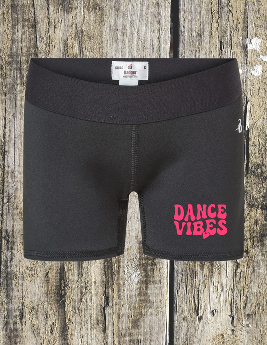 Dance vibes compression shorts