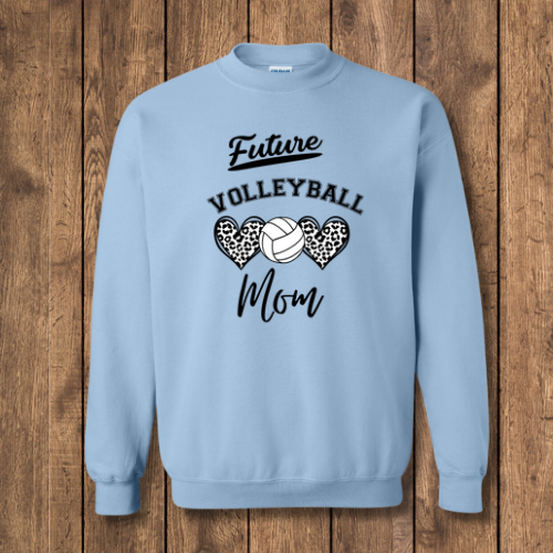 VOLLEYBALL MOM - HEARTS AND VOLLEYBALL