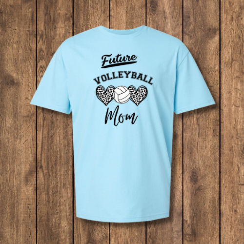 VOLLEYBALL MOM - HEARTS AND VOLLEYBALL