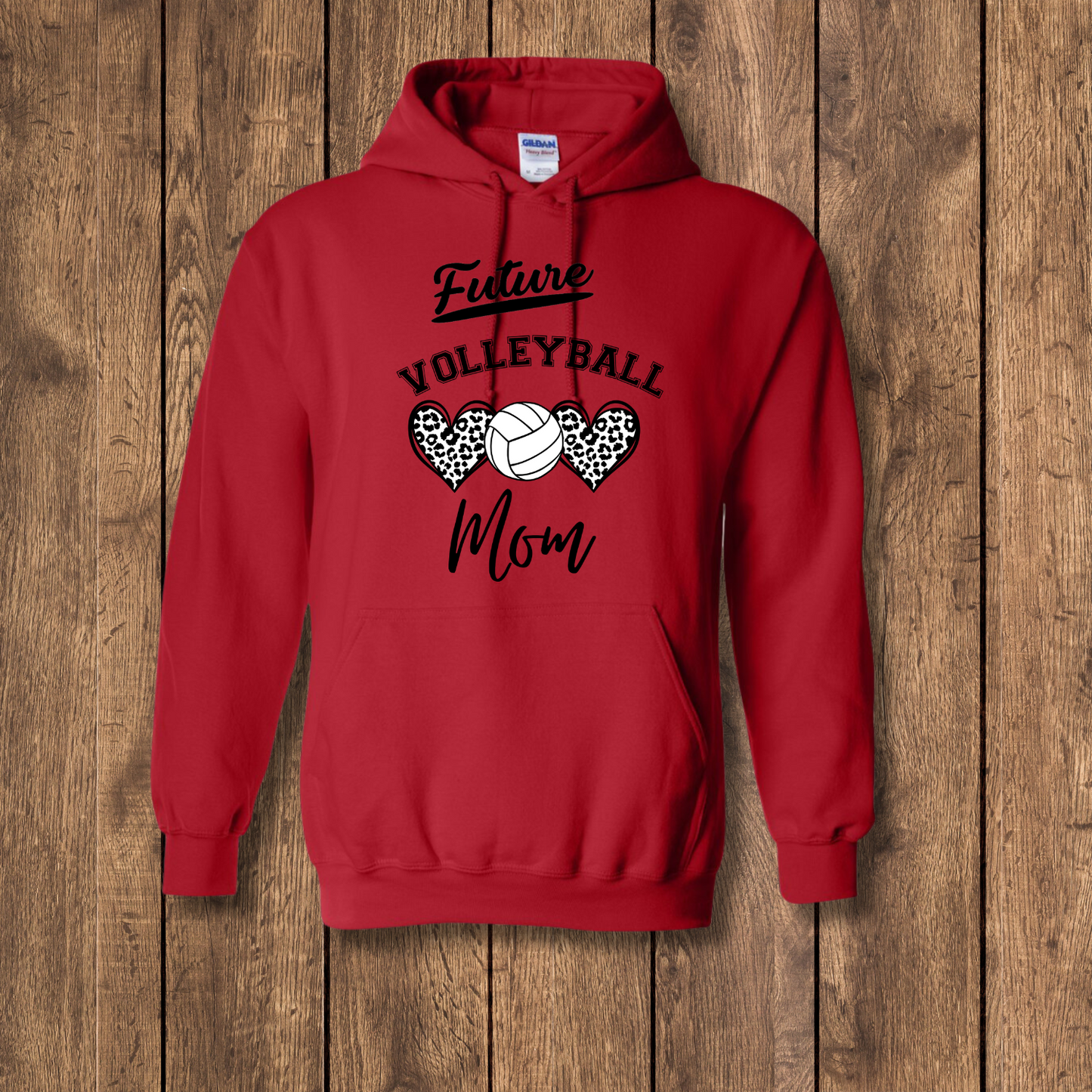 VOLLEYBALL MOM - HEARTS AND VOLLEYBALL