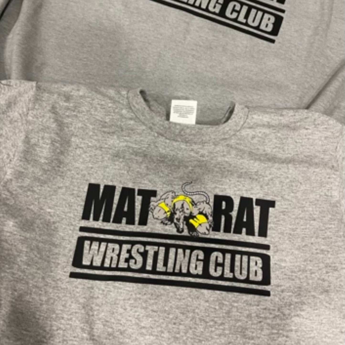 Mat Rat Wrestling Club with Rat Logo