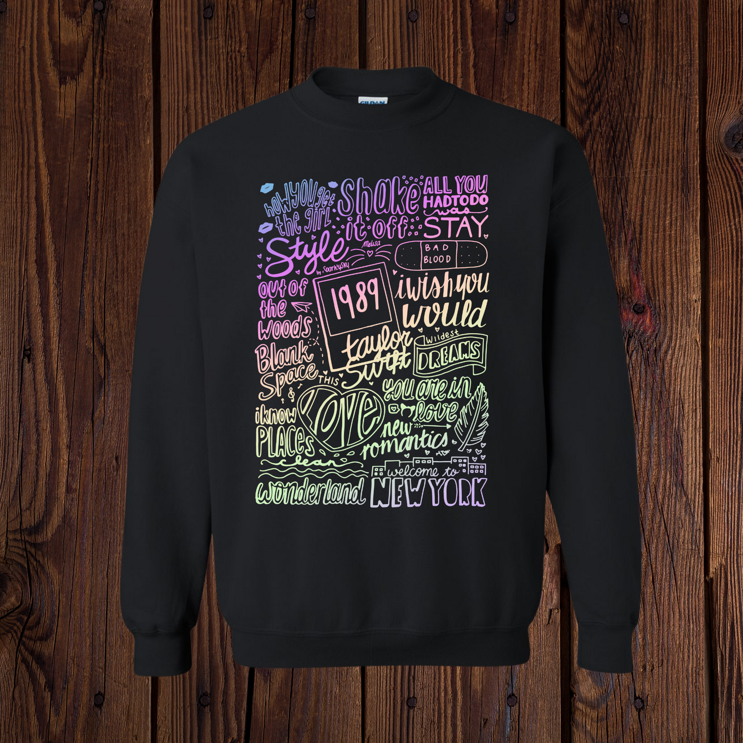 Taylor Swift Doodle Art Sweatshirt